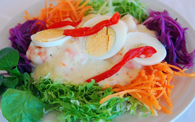 Shrimp with Vinaigrette Sauce