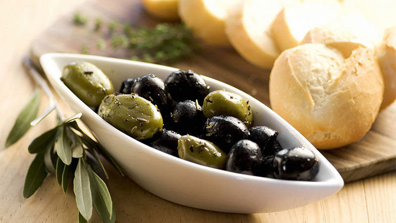 Bread, Butter and Olives